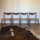 Set of 4 chairs by Arne Wahl Iversen for Glyngøre Stolefabrik 1960s