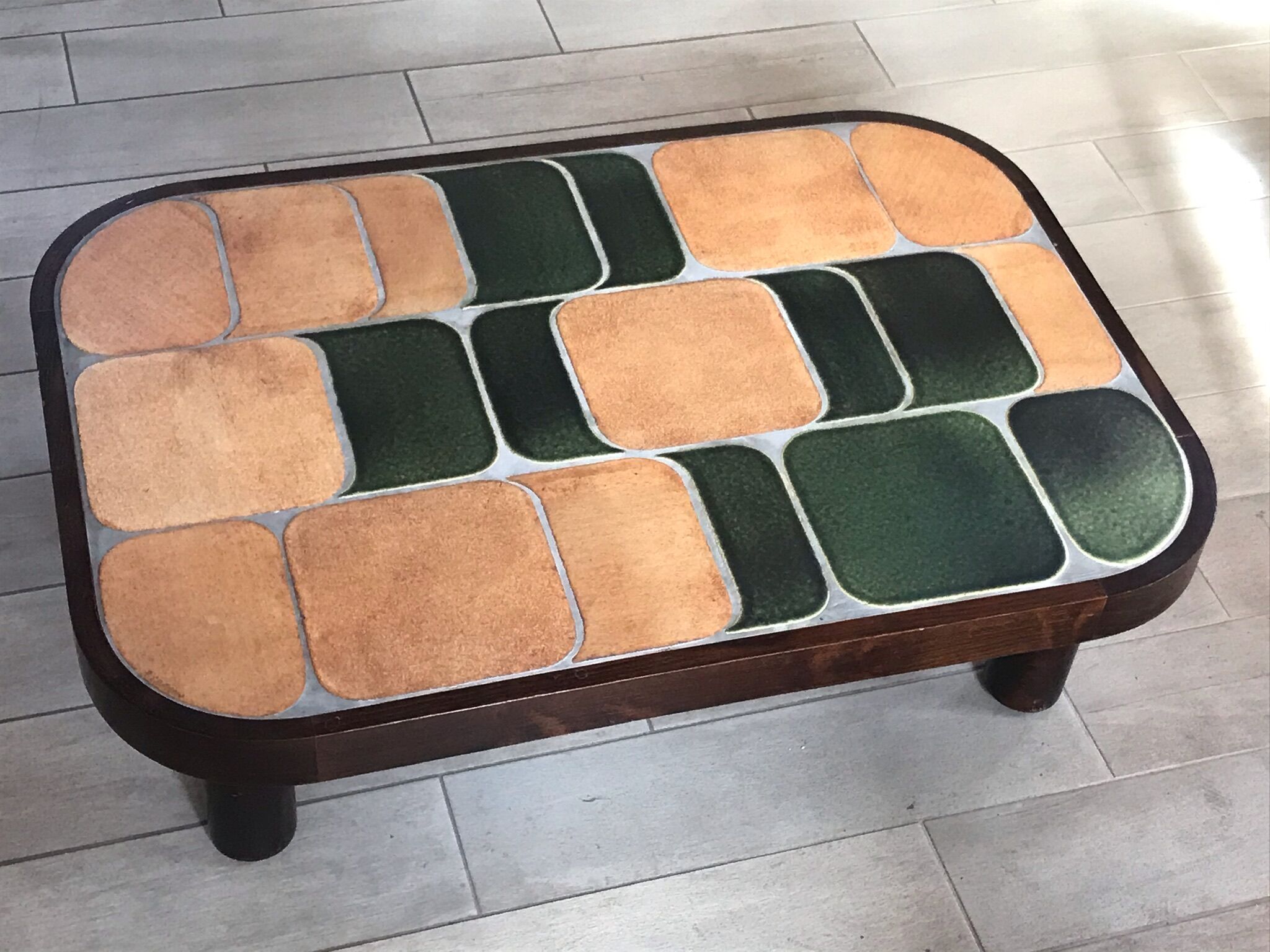 Ceramic table shogun Roger capron Annees 50 60: