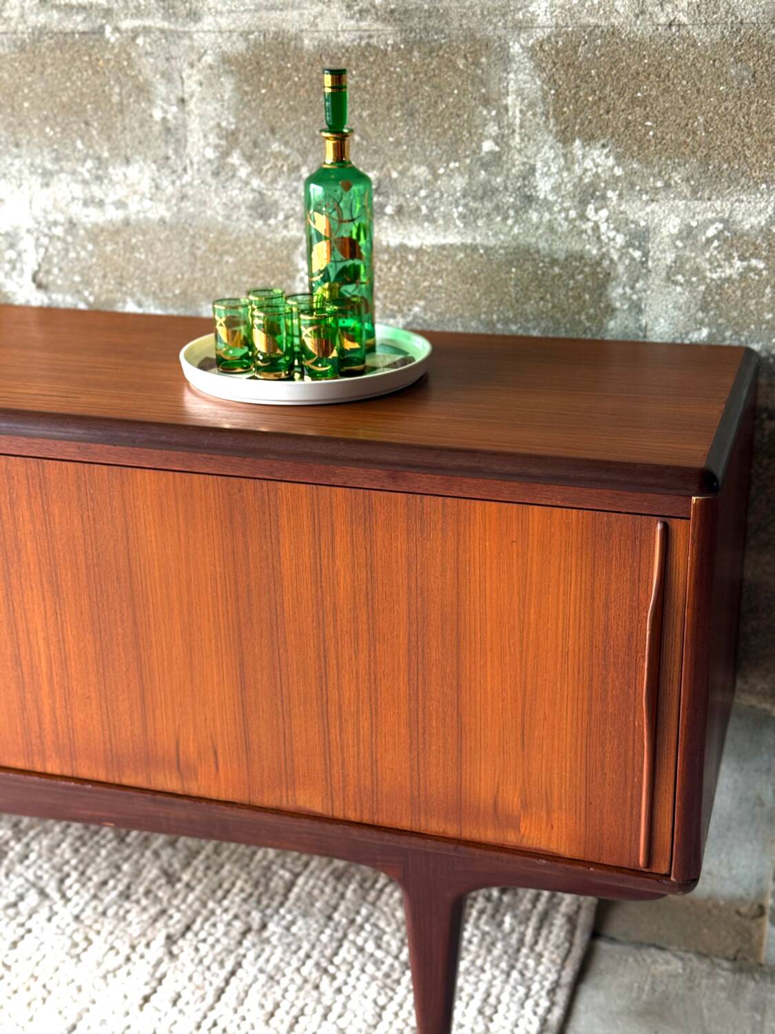 Scandinavian enfilade in teak, solid wood, 1960s/70s.