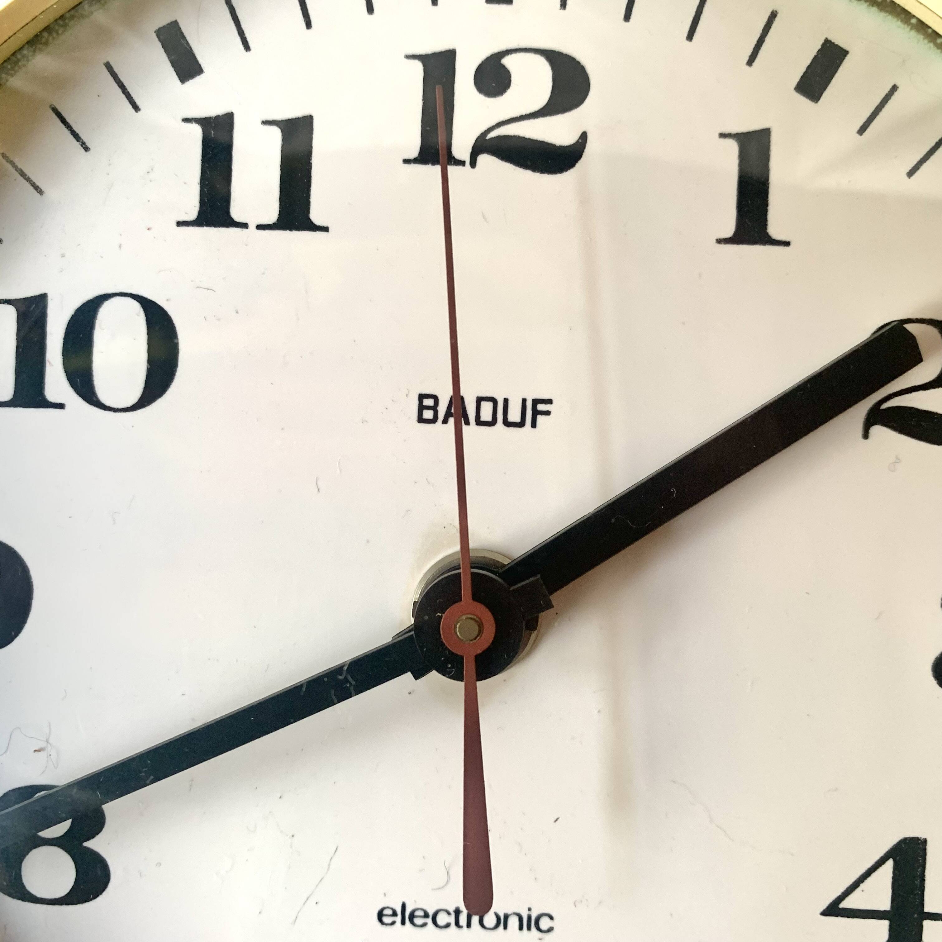 Antique Baduf ceramic wall clock - Made in Germany