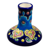 Vase miniature en émaux de Longwy – Style Art Déco