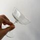 Lot de 10 coupes à champagne en verre cristallin années 50-60
