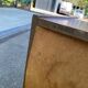 Vintage TV/Hi-Fi Unit on Wheels in Walnut Style, made in France 1970.