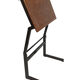 Bureau industriel des années 70 Pays-Bas Marko Galvanitas avec sa chaise