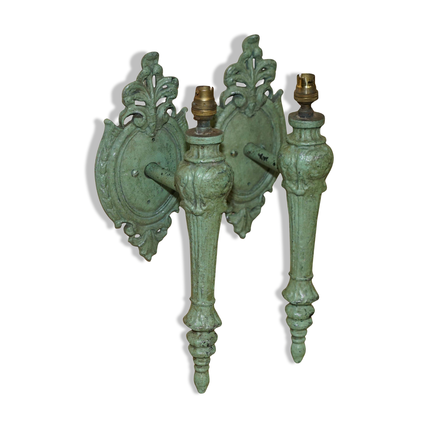 Pair of antique wall sconces circa 1920