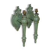 Pair of antique wall sconces circa 1920