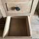 Small piece of furniture with glass doors and drawers