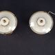 Rare pair of bedside lamps in curved glass attributed to Pietro Chiesa. Ita