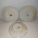 9 vintage dessert plates with Art Deco decor