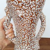 Vintage glazed ceramic vase - Fat Lava