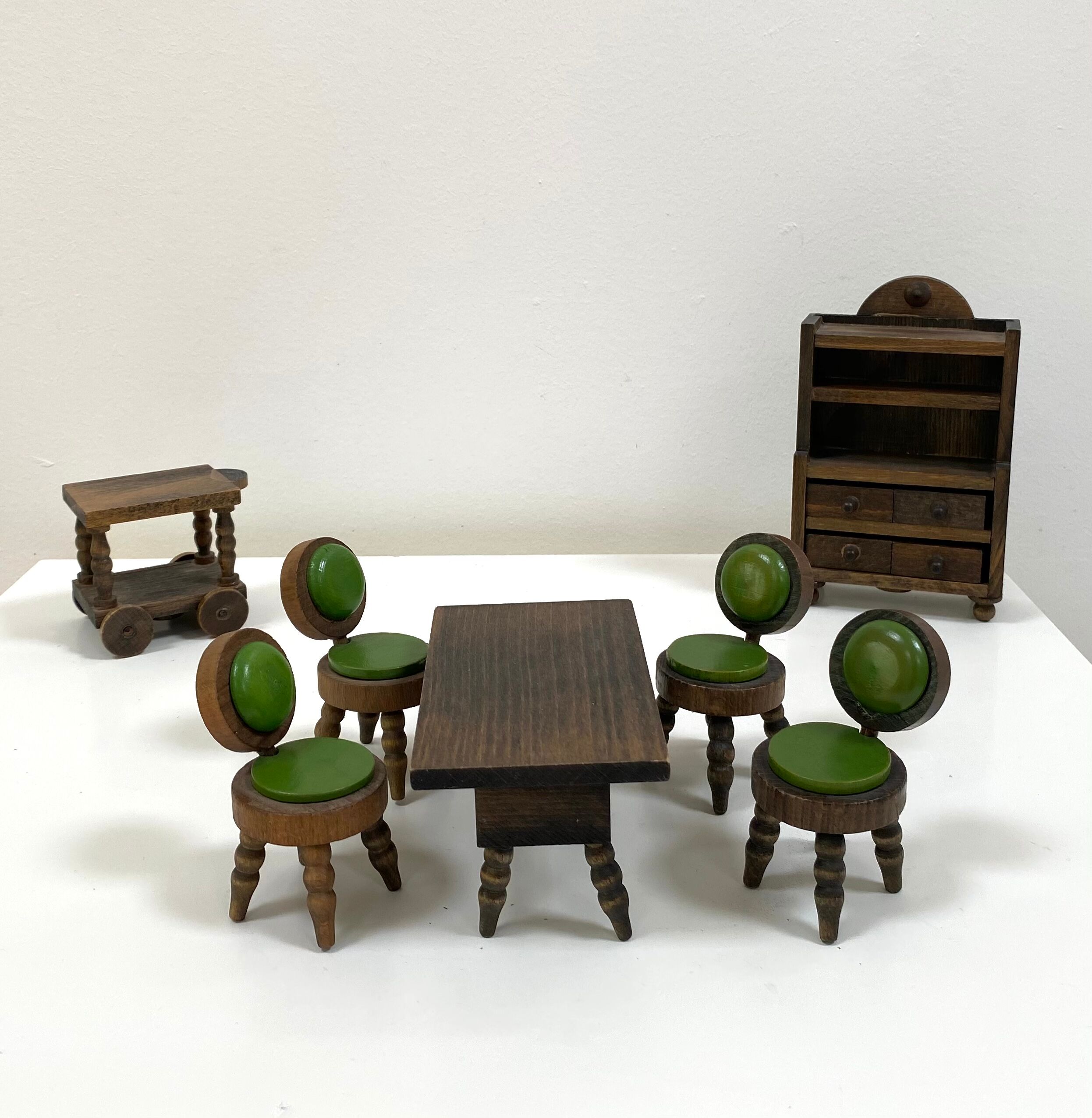 Vintage dollhouse furniture