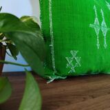 Coussin berbère sabra vert pistache
