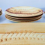 13-piece vintage fish service 1970