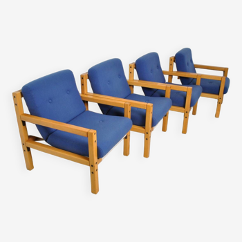 4 fauteuils Flototto 1970