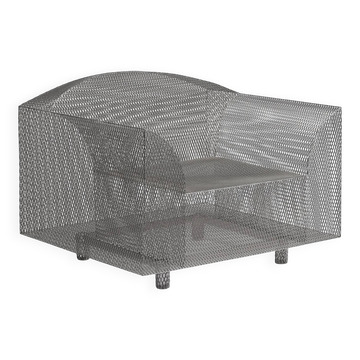 Fauteuil en maille d'acier 'How High The Moon' de Shiro Kuramata pour Vitra
