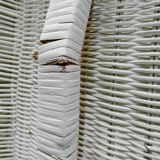 Rattan chest bench