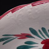 Large earthenware bowl of Moulin-des-Loups - Floral decoration - Around 1960