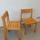 Set of beech chairs