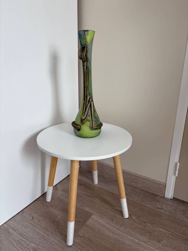 Grand vase sculptural Brutaliste – Florea SILVIU – 41 cm