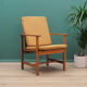 Yellow armchair, Danish design, 1970s, designer: Børge Mogensen