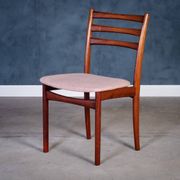 Vintage Mahogany Dining Chairs by Skovby Møbelfabrik, 1970s, Set of 6