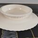 Longchamp Terre de Fer fruit bowl "ribbons" model