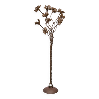 Magic Bronze Tree Floor lamp Italy 1970s