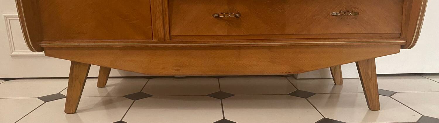 Vintage compass feet sideboard