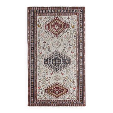 Kilim turc vintage tissé main 107x186 cm