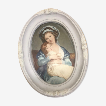 Miniature Mrs Vigée Lebrun