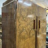 Vintage art deco English wardrobe