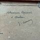oil on panel signed Crismane - Former leper colony of Oudon Loire Atlan