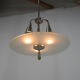 Art Deco Nickel-plated Chandelier, 1920s