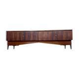 Scandinavian teak and rosewood sideboard