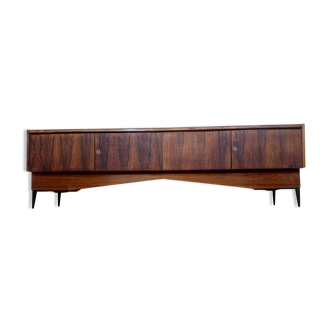 Scandinavian teak and rosewood sideboard