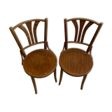 Paire de chaises de bistrot