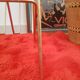 Pedestal table, door magazines in gilded metal years 50 - 60