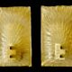 Murano glass wall lights by Mazzega, Italy 1970.