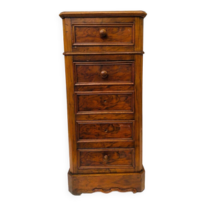 Chevet chiffonier en - ronce noyer
