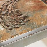 Steel and ceramic coffee table