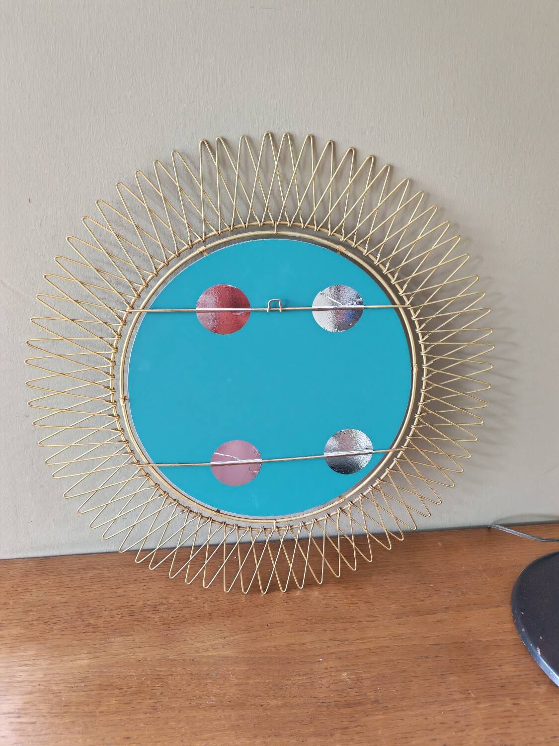 Large sun mirror Erdecor from the 1950s.