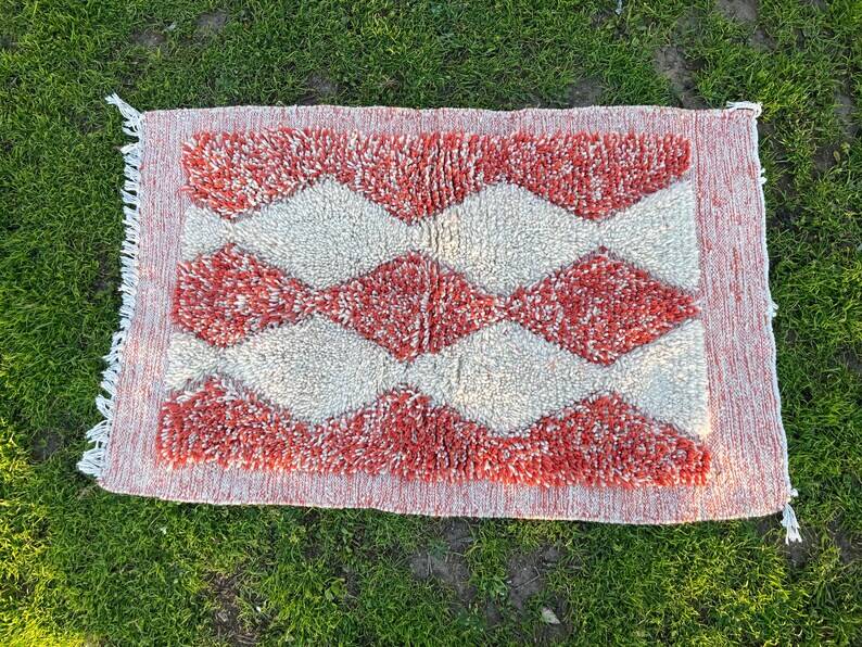 Handmade mini rug 100cm x 50cm
