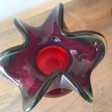 Red 'Donkey' vase by Cheslaw Zuber