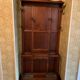 Cloakroom with walnut coat holder