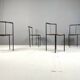 4 chairs by Zeus Noto Maurizio Peregalli Millepunte, 1985