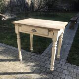 Ancient small farm kitchen table 1940