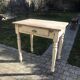 Ancient small farm kitchen table 1940