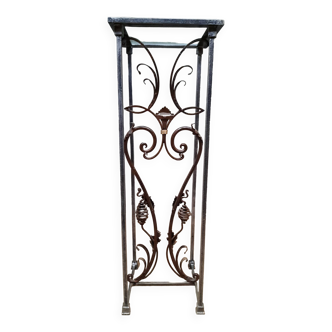 High wrought iron seat