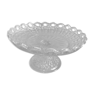 Compotier ancien en verre