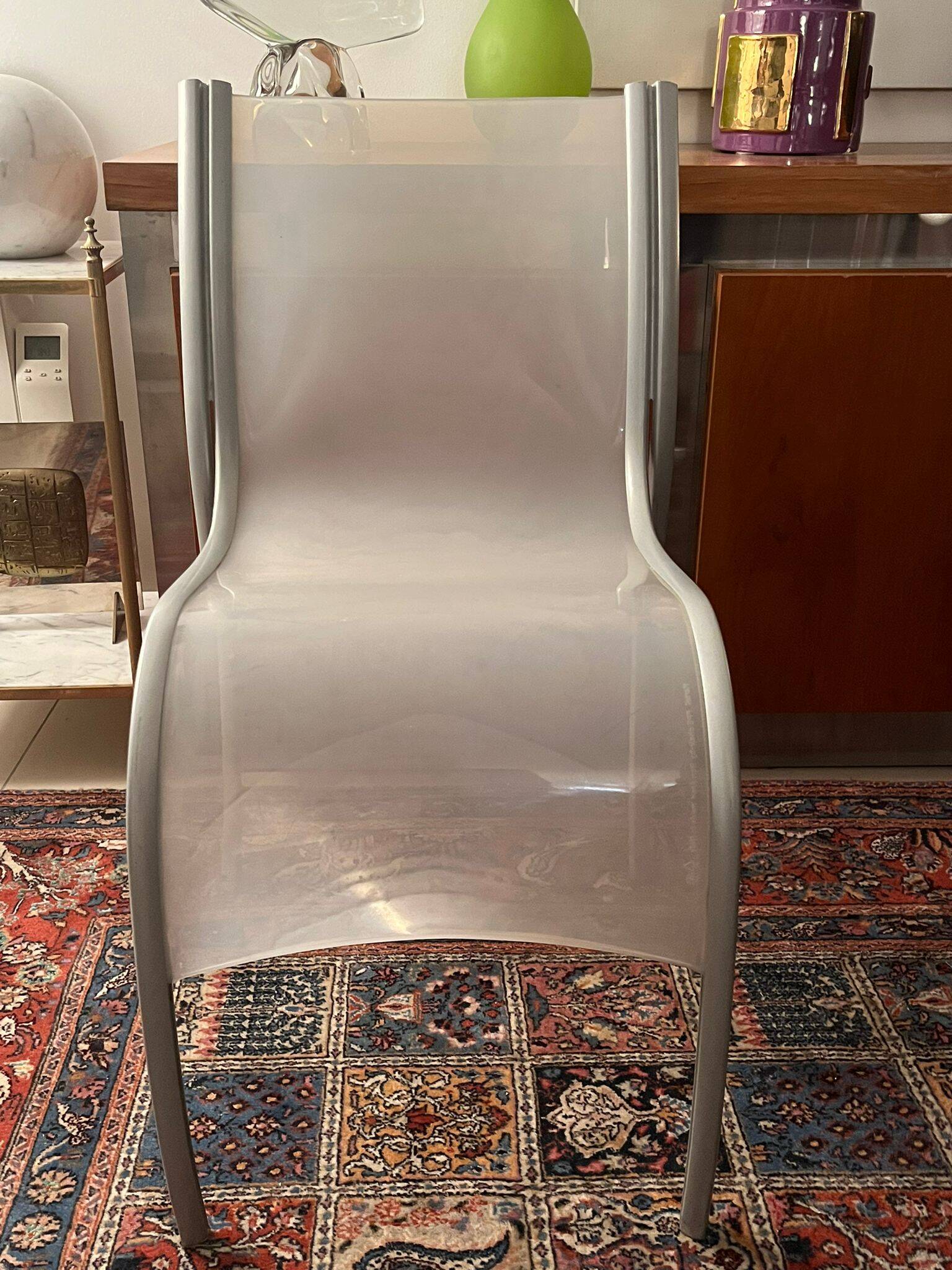 Set of 4 KARTELL FPE chai chairs By Ron Arad